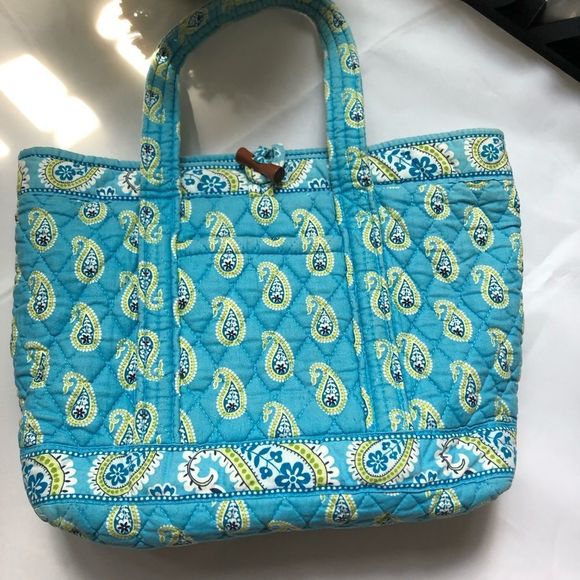 Vera Bradley Handbags - Vera Bradley Bermuda Blue (retired pattern)